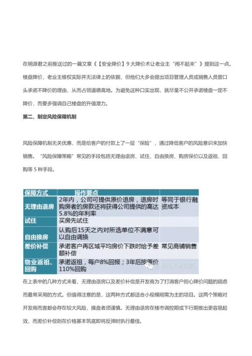 商业地产项目降价对比风险策略.docx