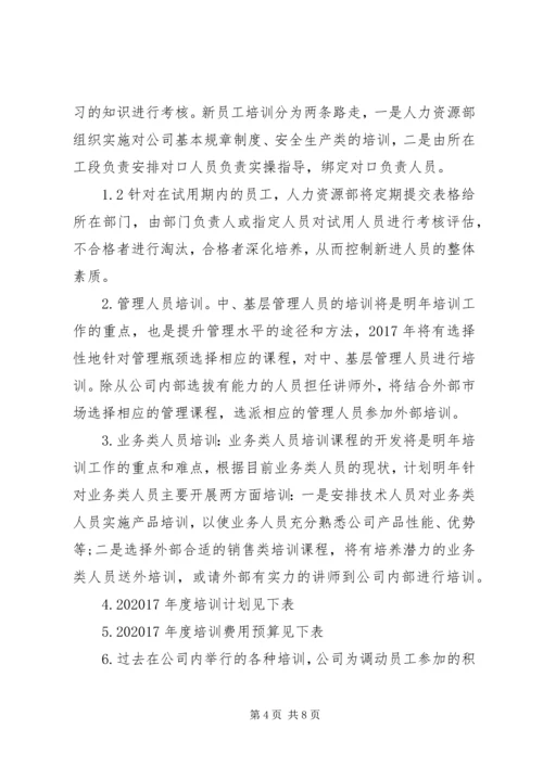 人力资源部年度工作计划书范本.docx