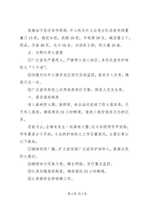 乡镇森林防火工作汇报.docx