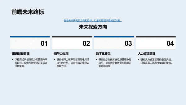 管理学成果答辩PPT模板