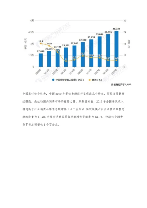 全年中国餐饮行业市场现状及发展前景分析-预计明年市场规模将突破5万亿.docx