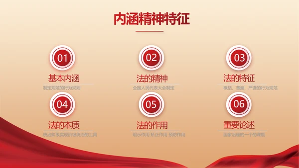 红色法律讲堂知识讲座培训宣传PPT