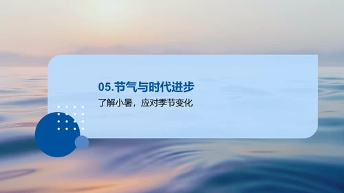 小暑生活适应指导PPT模板