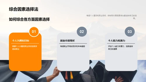 毕业典礼：选择与规划