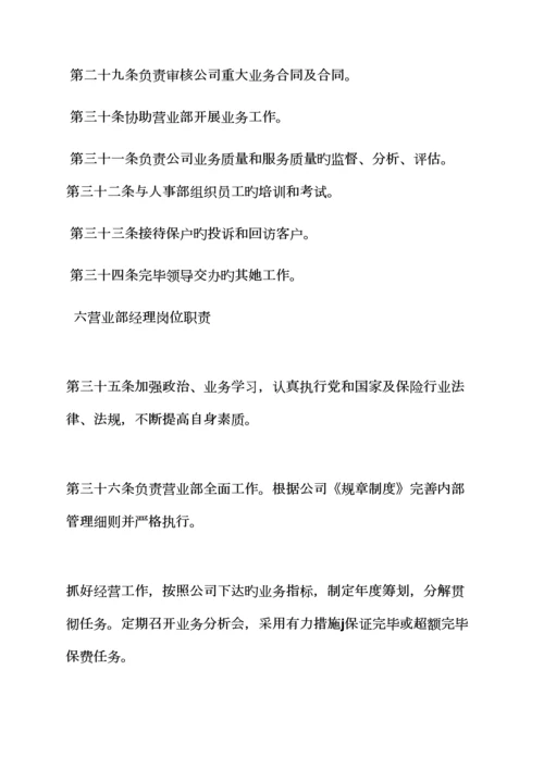 保险公司员工全新规章新版制度.docx