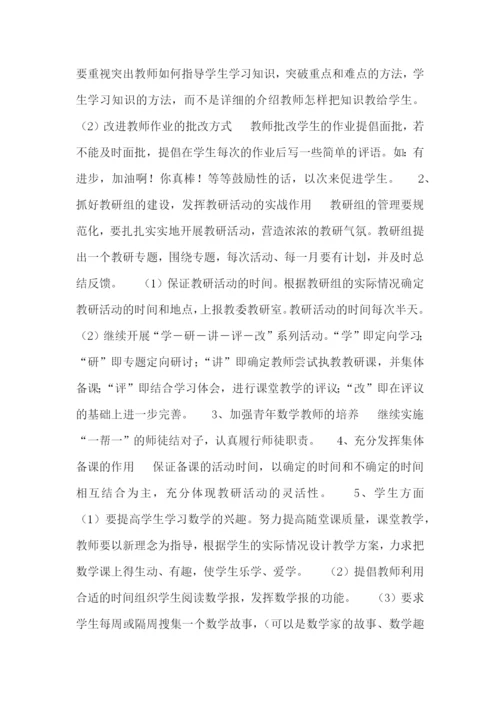 2023数学教研组活动方案.docx