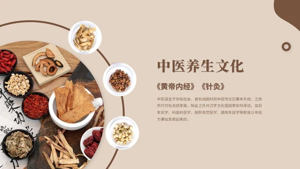 复古风中医养生艾灸中药中医护理培训PPT模板