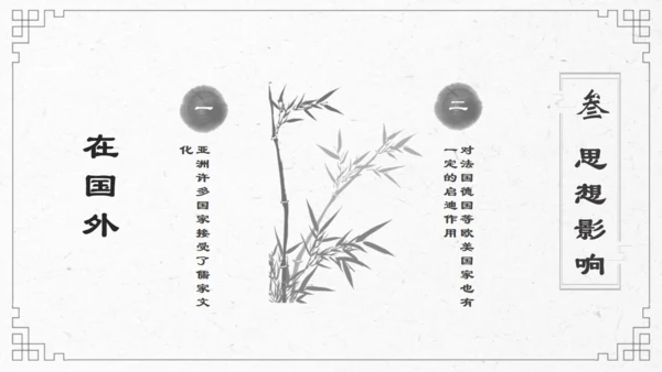 孔子国学教育儒家文化通用PPT模板