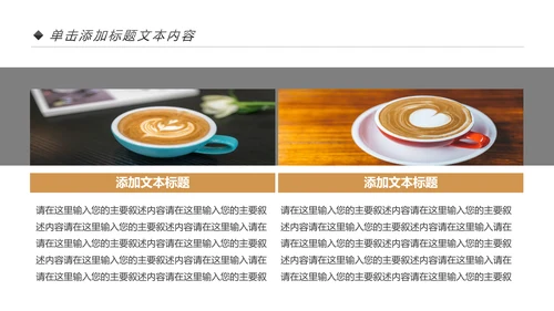 高端咖啡商业计划书市场营销品牌宣传PPT模板