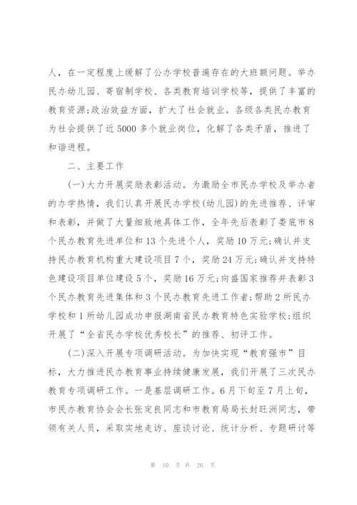 民办学校招生工作总结5篇.docx