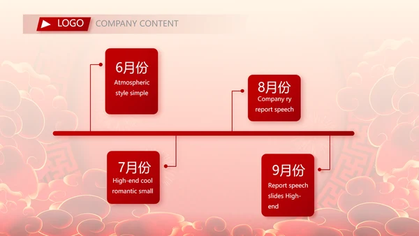 红色喜庆公司开门红工作营销方案动态PPT模板
