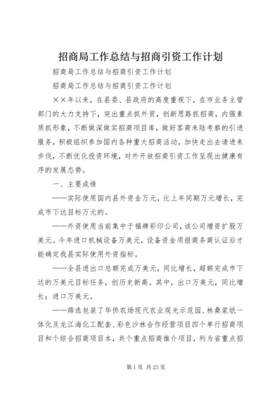 招商局工作总结与招商引资工作计划 (9).docx