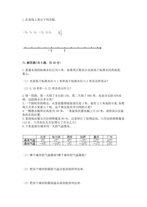 小学数学六年级下册期末测试卷含完整答案（名师系列）.docx