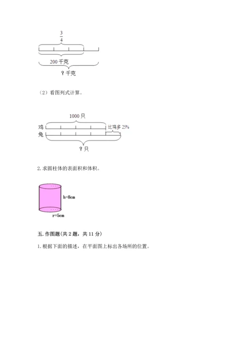 人教版六年级下册数学期末测试卷精品【精选题】.docx