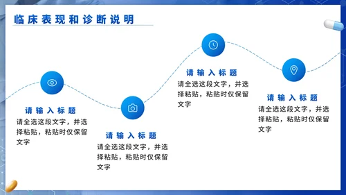 蓝色科技风医学述职临床报告PPT模板