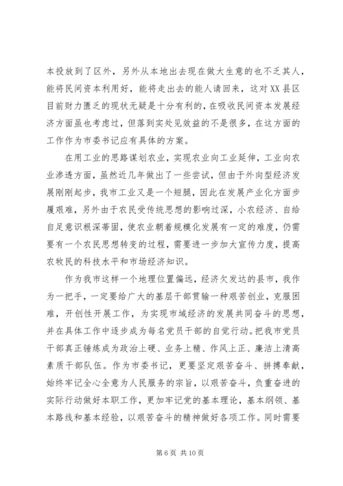 市委书记党性分析材料 (5).docx