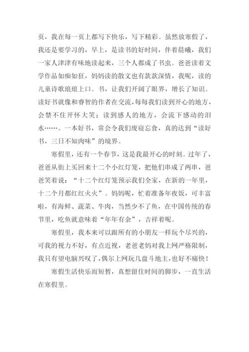 短暂的寒假作文.docx