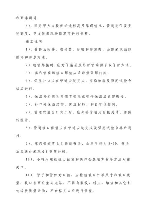 热力管网管道综合标准施工专业方案.docx