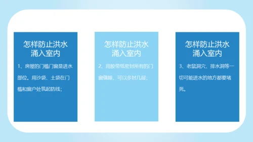 防洪救灾汛期落水自救应急预案通用PPT模版