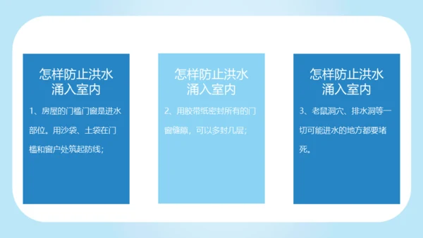 防洪救灾汛期落水自救应急预案通用PPT模版