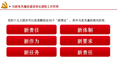 切实加强党风廉政建设和反腐败工作党课PPT模板