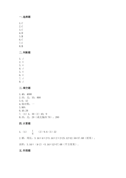 2022人教版六年级上册数学期末卷附参考答案（满分必刷）.docx