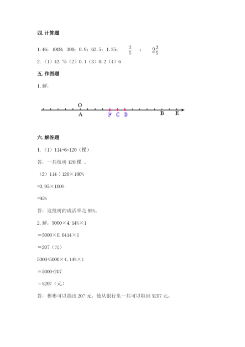 定西地区小升初数学测试卷完美版.docx