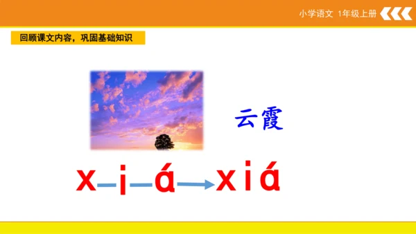 统编版语文一年级上册6 j q x  课件