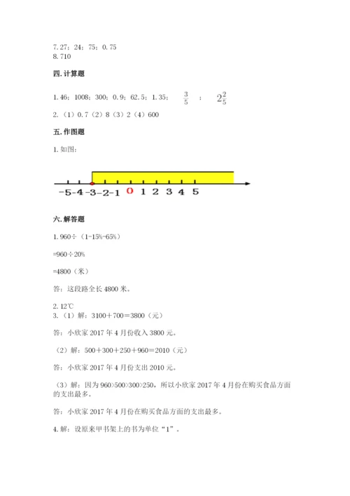 黔东南苗族侗族自治州小升初数学测试卷及完整答案1套.docx