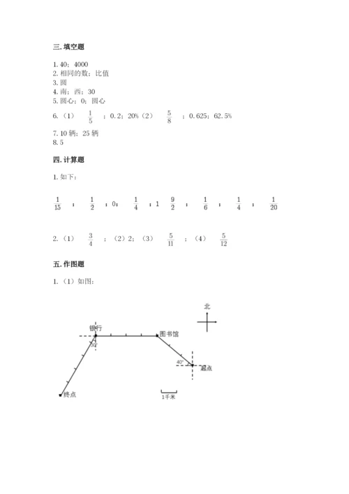 小学六年级数学上册期末卷附答案【夺分金卷】.docx
