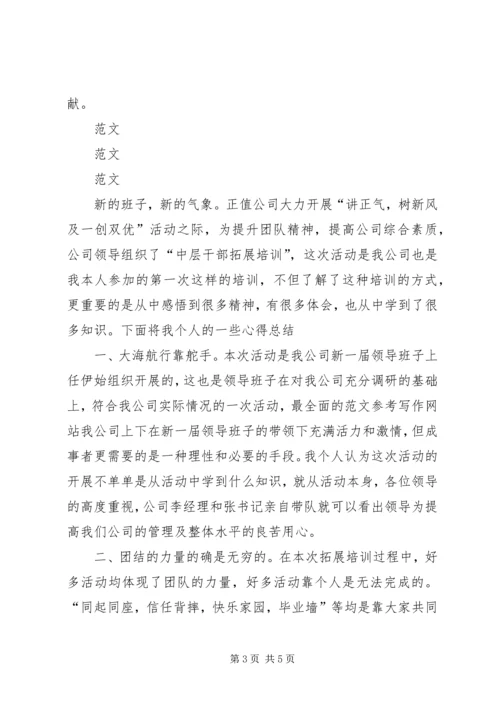 企业中层干部终总结.docx