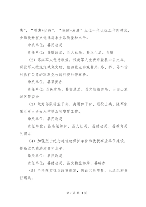 县创建省级双拥模XX县区实施方案.docx