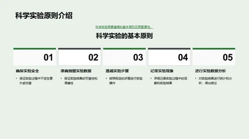 环境科学探究实验