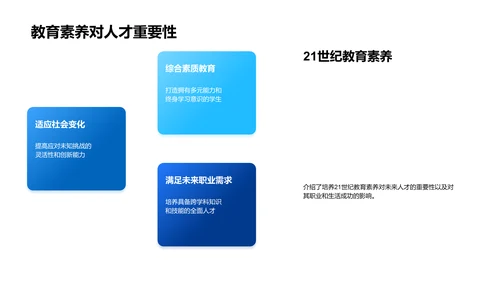 21世纪教育素养解析