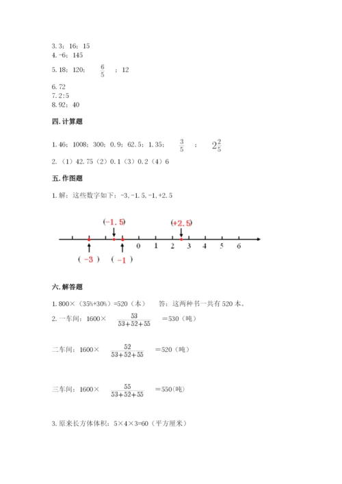 冀教版小升初数学模拟试卷及完整答案（网校专用）.docx