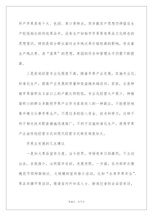 2022苹果产业发展调研报告.docx