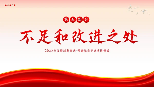 发展对象竞选预备党员竞选入党积极分子PPT课件竞聘竞选
