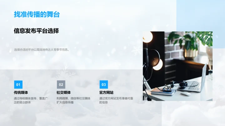 冬季天气信息传播