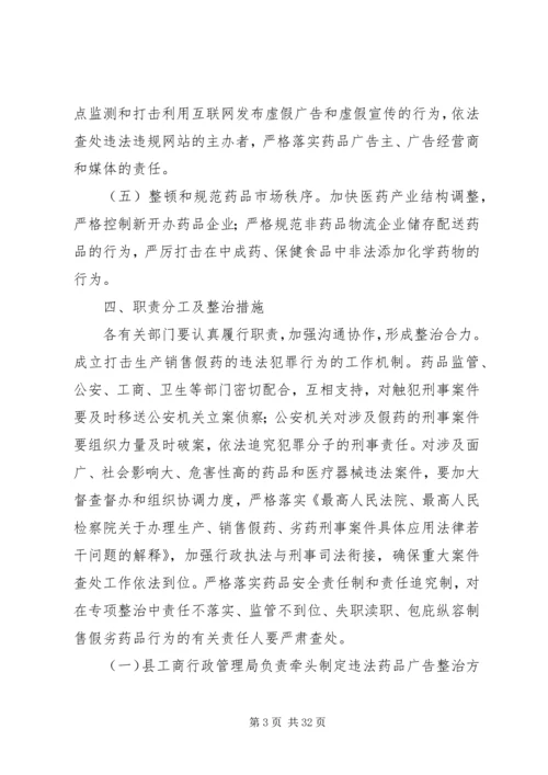 药品安全专项整治工作实施方案 (2).docx