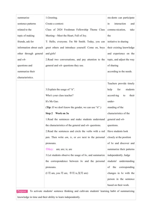 Unit 1 You and Me Section A（单元解读+备课素材+教案）【人教2024版七