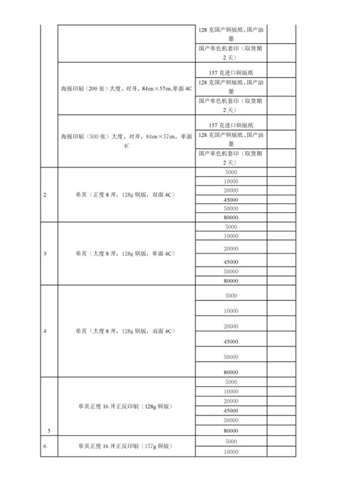 广告制作价目明细表.docx