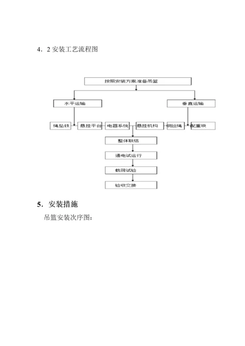 吊篮搭设方案.docx