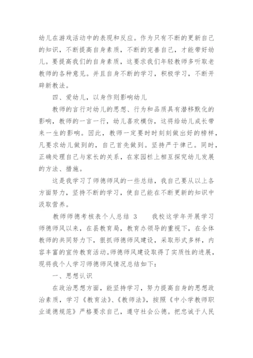 教师师德考核表个人总结.docx