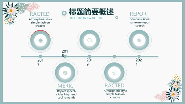 极简水彩风青春期早恋主题教育PPT动态模板