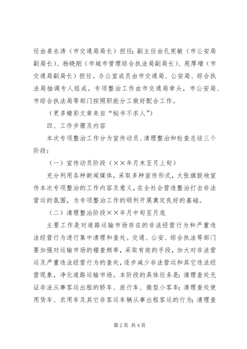 道路运输违法营运行为专项整治实施方案 (7).docx