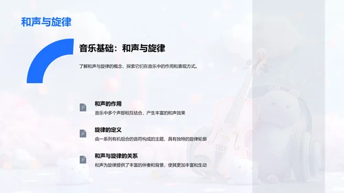 音乐欣赏教学PPT模板