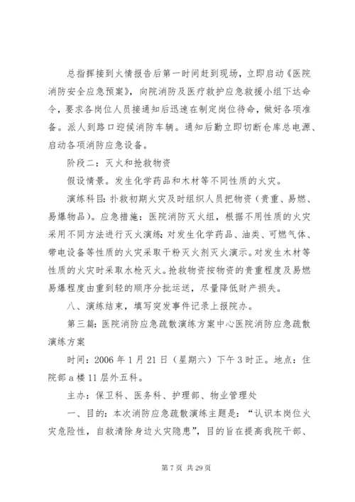 医院消防应急演练方案.docx