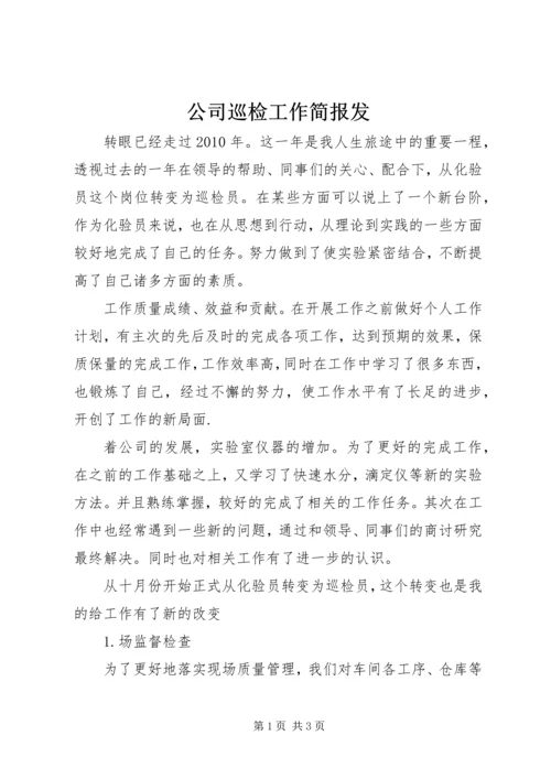 公司巡检工作简报发 (5).docx