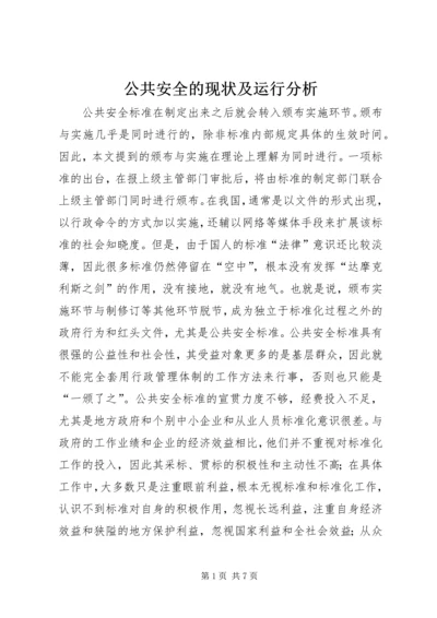 公共安全的现状及运行分析.docx