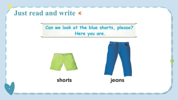 Unit 5  I like those shoes  Lesson 27- Lesson 28 课